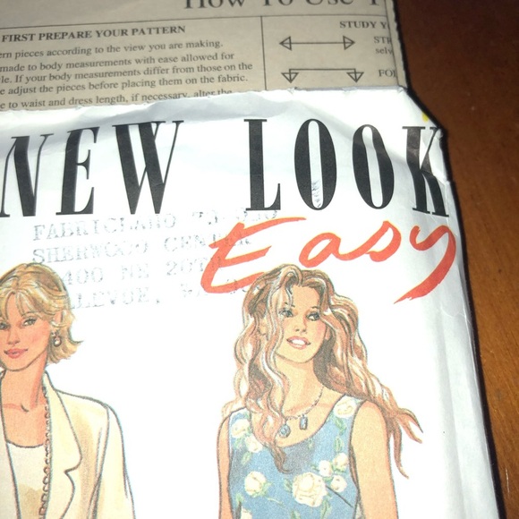 New Look 6355 Easy Sewing Pattern for Dress and Coat- free shipping - Picture 5 of 6